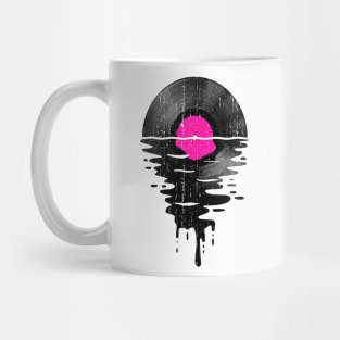 Cool Music Vinyl Record Retro Vintage Pink Mug